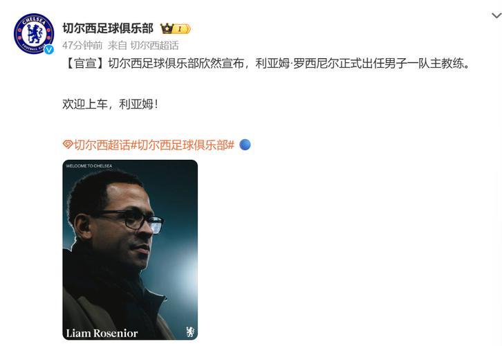 罗西尼尔执掌切尔西帅印 鲁尼盛赞其为“顶级教练”