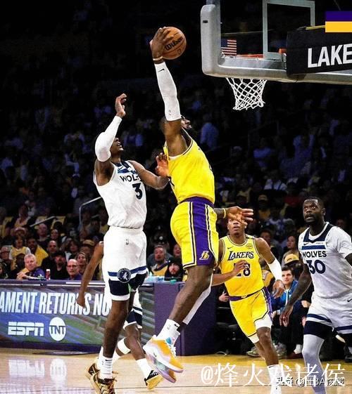 浓眉36+16詹姆斯16分 湖人力克森林狼获开门红